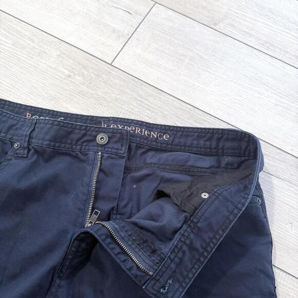 PrAna Slim Fit Navy Chino Pants Mens Size 40x30 Organic Cotton Casual Trousers - Picture 7 of 10